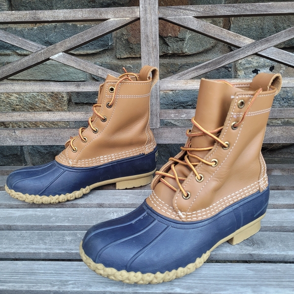 ll bean duck boots blue